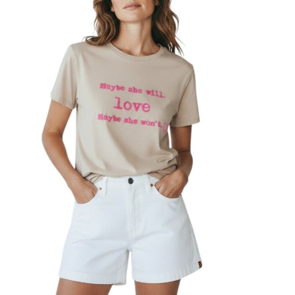 MISS SIXTY x WRLDSMTH Beaded Limited Edition T-Shirt Sz 2 Pink Fairy Boho Y2K